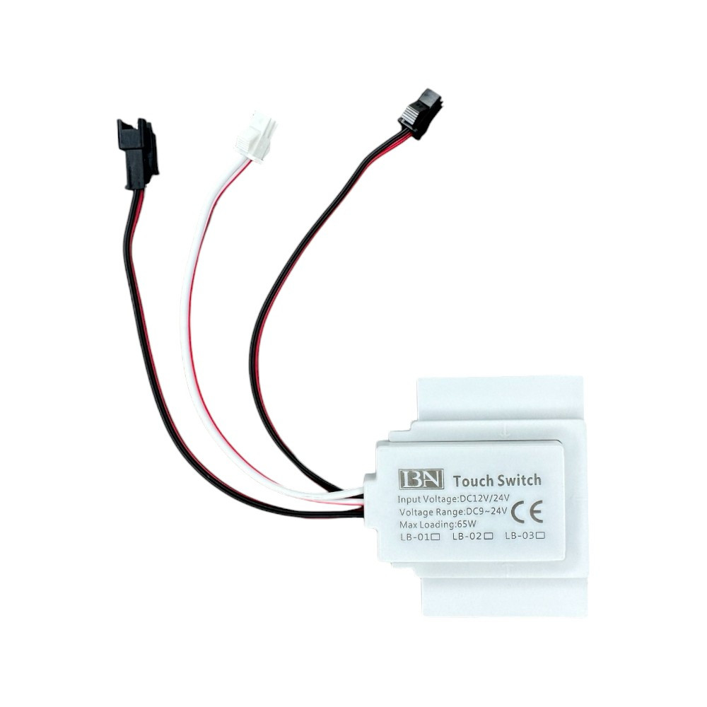 Сенсорний вимикач для дзеркал LB-03/1, 1 клавиша, 1*65W, dimmer, DC12-24V, фото 1