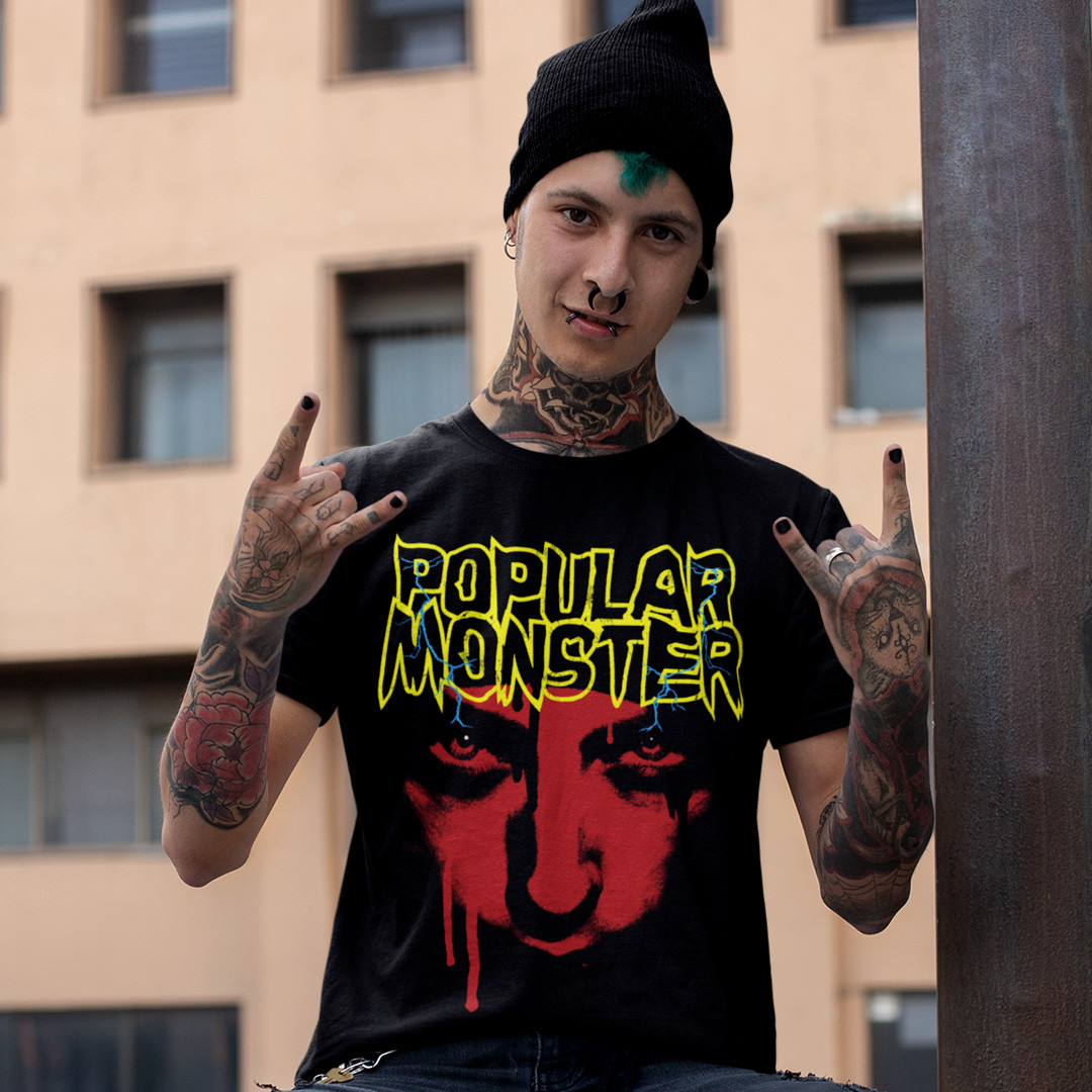 Футболка унісекс Falling In Reverse (Popular Moster) XS чорний, фото 1