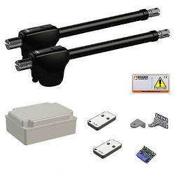 Автоматика для двостулкових воріт Roger Technology KIT MONOS4/220GO