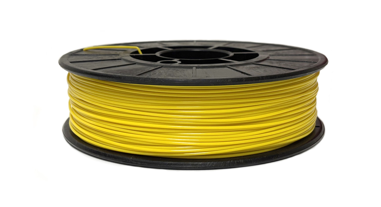 Нитка PETG (CoPET, ПЕТГ) пластик для 3D друку, Жовтий (1.75 мм/0.75 кг)