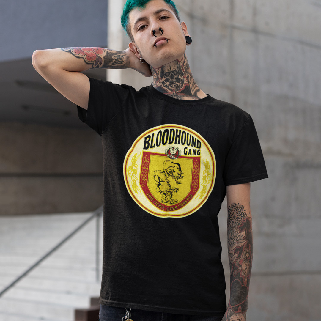 Футболка унісекс Bloodhound Gang (One Fierce Beer Coaster) XS чорний, фото 1