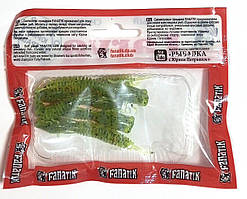 Силіконова приманка Fanatik, X-LARVA  3.0", колір 022, 5 штук