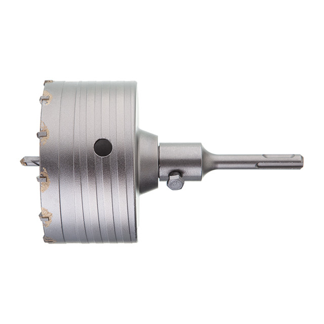Свердло корончате по бетону 105 мм + перехідник SDS Plus 100 мм INTERTOOL SD-7105