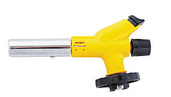 Пальник для газового балона MASTERTOOL "Прометей" п'єзопідпал/керамічний захист Ø20 мм/1300 °C 44-5024