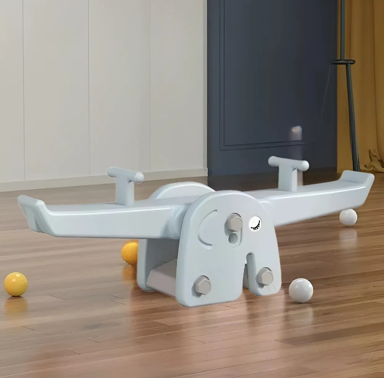 Гойдалка-балансир Terrio “EleFun” Блакитний 130 см, фото 1