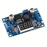 Перетворювач напруги знижувальний LM2596S 4-40 на 1-37В 15Вт, вольтметр, фото 3