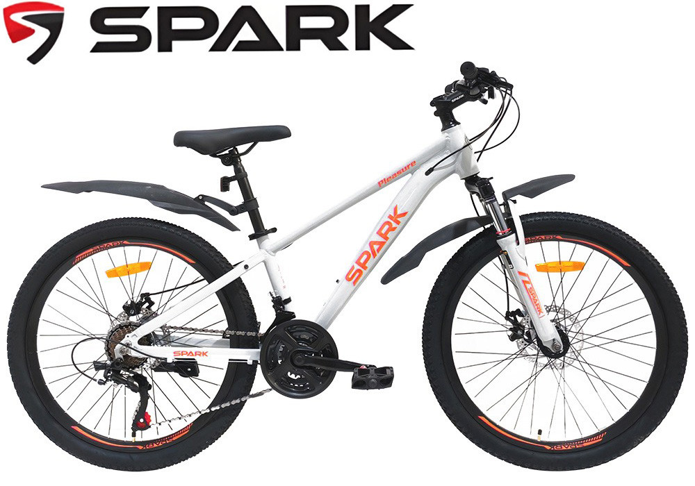Велосипед підлітковий 24" SPARK PLEASURE рама алюміній 12", фото 1
