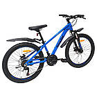 Велосипед підлітковий 24" SPARK PLEASURE рама алюміній 12", фото 4