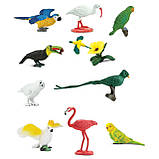 Розвиваючий набір фігурки Екзотичні птахи (14 шт) від Obetty, фото 2