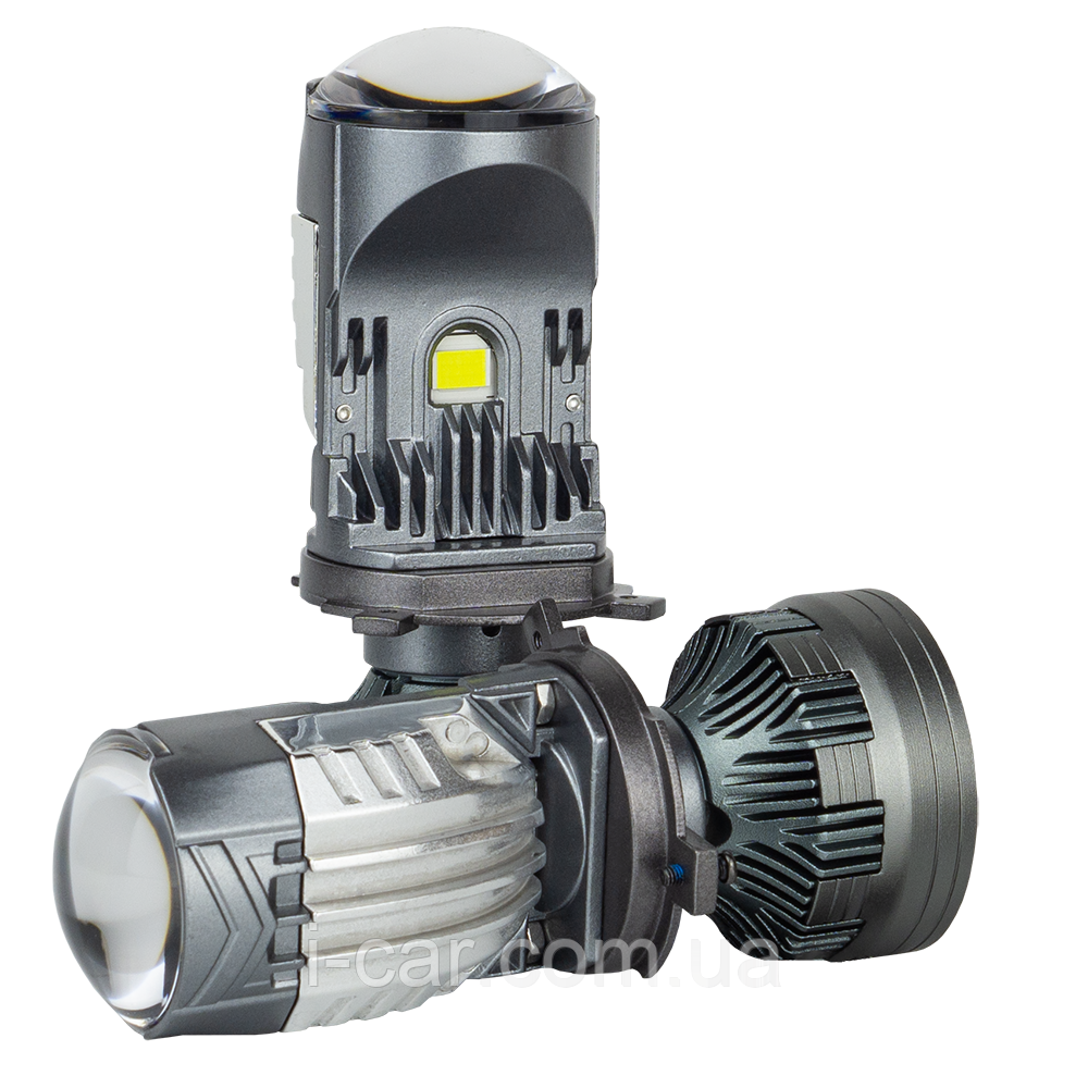 SoKill SLE-03 H4 80/100W 6000K 9-60V світлодіодні лампи з лінзою, фото 1
