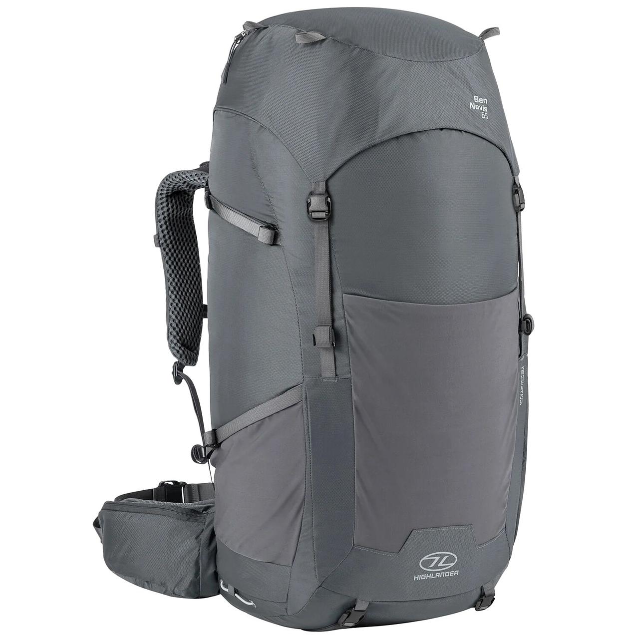 Рюкзак туристичний Highlander Ben Nevis Men 65L Grey (RUC276-GR), фото 1