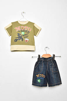 Костюм дитячий для хлопчика кольору хакі р.86 203480M