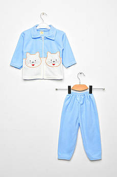 Костюм дитячий для хлопчика блакитного кольору р.4 203510M