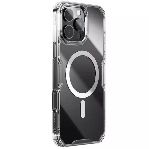 Чохол-накладка Nillkin Nature Pro Magnetic для Apple iPhone 16 Pro Max (6.9) Transparent, фото 1