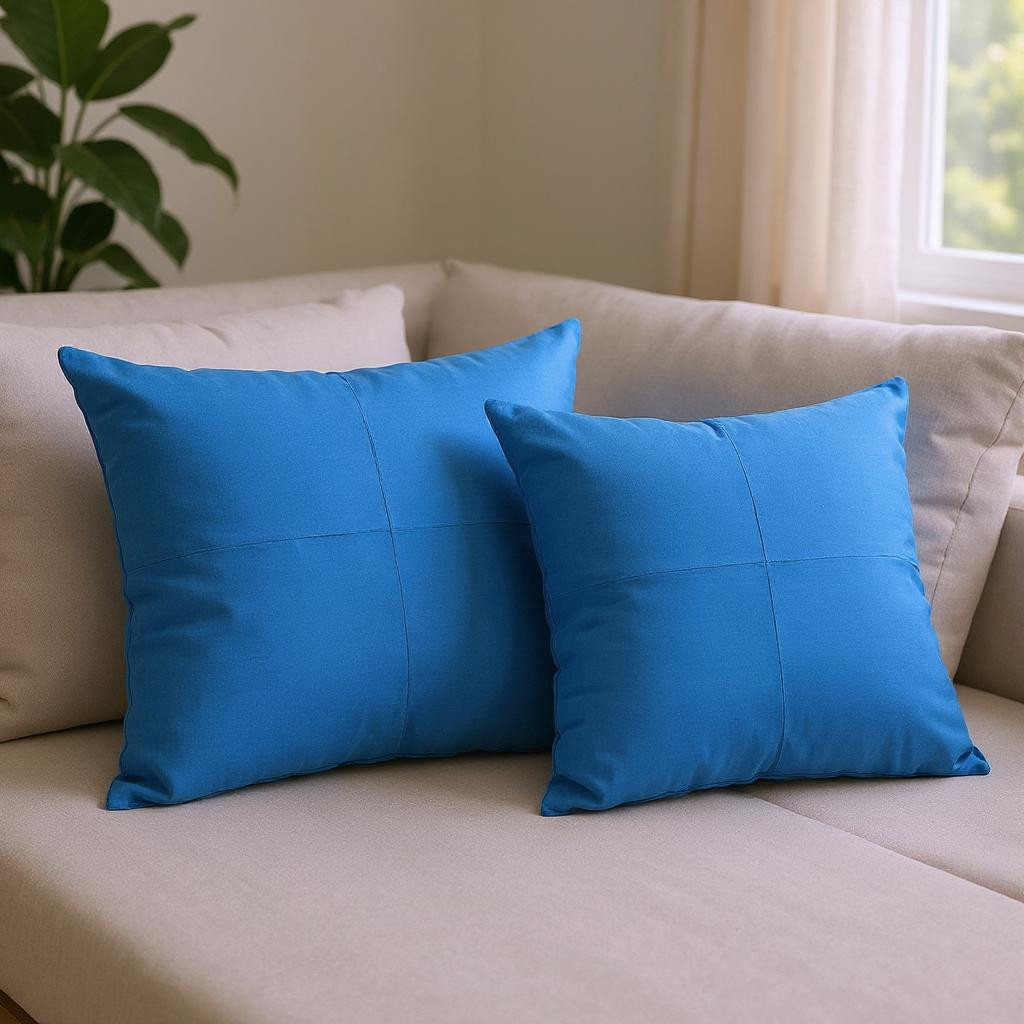 Наволочка (Бязь Голд Люкс) "Блакитний однотонний" | 40х40 від 2х шт., фото 1
