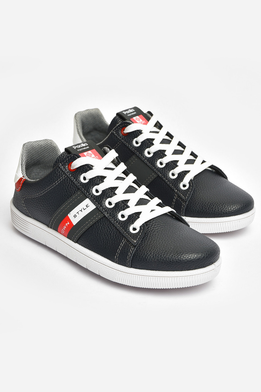 Кросівки підліток для хлопчика темно-синього кольору 203506T Безкоштовна доставка, фото 1