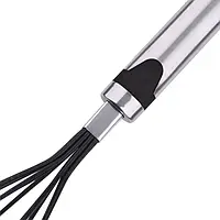 Вінчик Bergner Gizmo 14.5 см Black Silver (BG-3333)