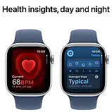 Смарт-годинник Apple Watch Series 10 GPS 46mm Silver Alum with Denim Sp/b - M/L (MWWM3QH/A), фото 4