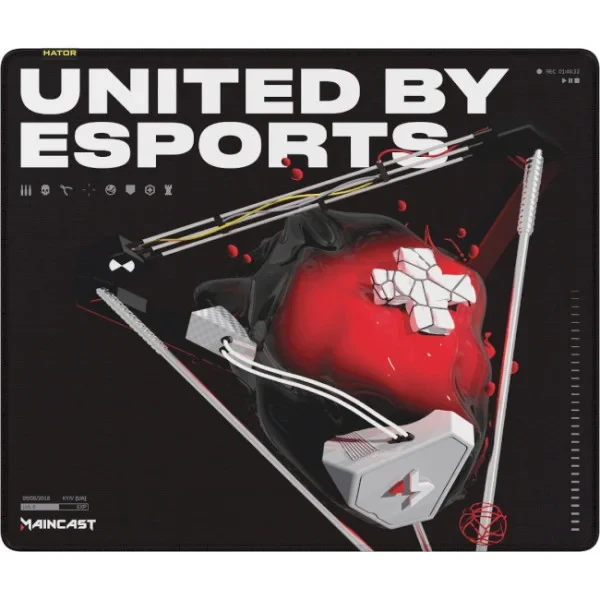Килимок для мишки Hator Tonn eSport L Maincast Edition Black (HTP-033)