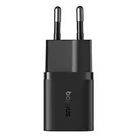 Адаптер живлення для телефона Baseus GaN5 Fast Charger (mini) 1C 25W EU Black (P10110909113-00)