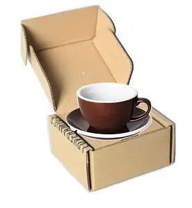 Чашка Loveramics Egg Brown 300 мл із блюдцем