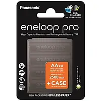 Акумулятор Panasonic Eneloop NI-MH Pro AA 2500 4шт, з кейсом для зберігання