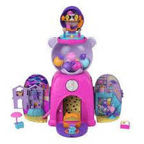 Набір поли покет Polly Pocket Travel Toy, Gumball Bear with 2 Micro Dolls and 26 Surprise HJN90
