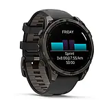 Смарт-годинник Garmin Fenix 8 47mm Carbon Gray DLC Titanium w. Black/Pebble Gray S. Band (010-02904-20/21), фото 3
