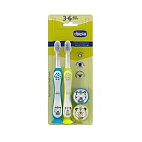 Зубна щітка Chicco 12084.11 3-6 років, 2 шт. (хлопчик)