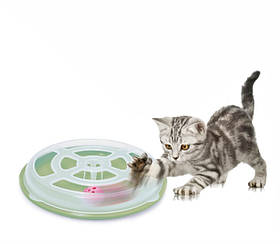 Інтерактивна іграшка для котів Georplast Vertigo , 29*5 см сіра