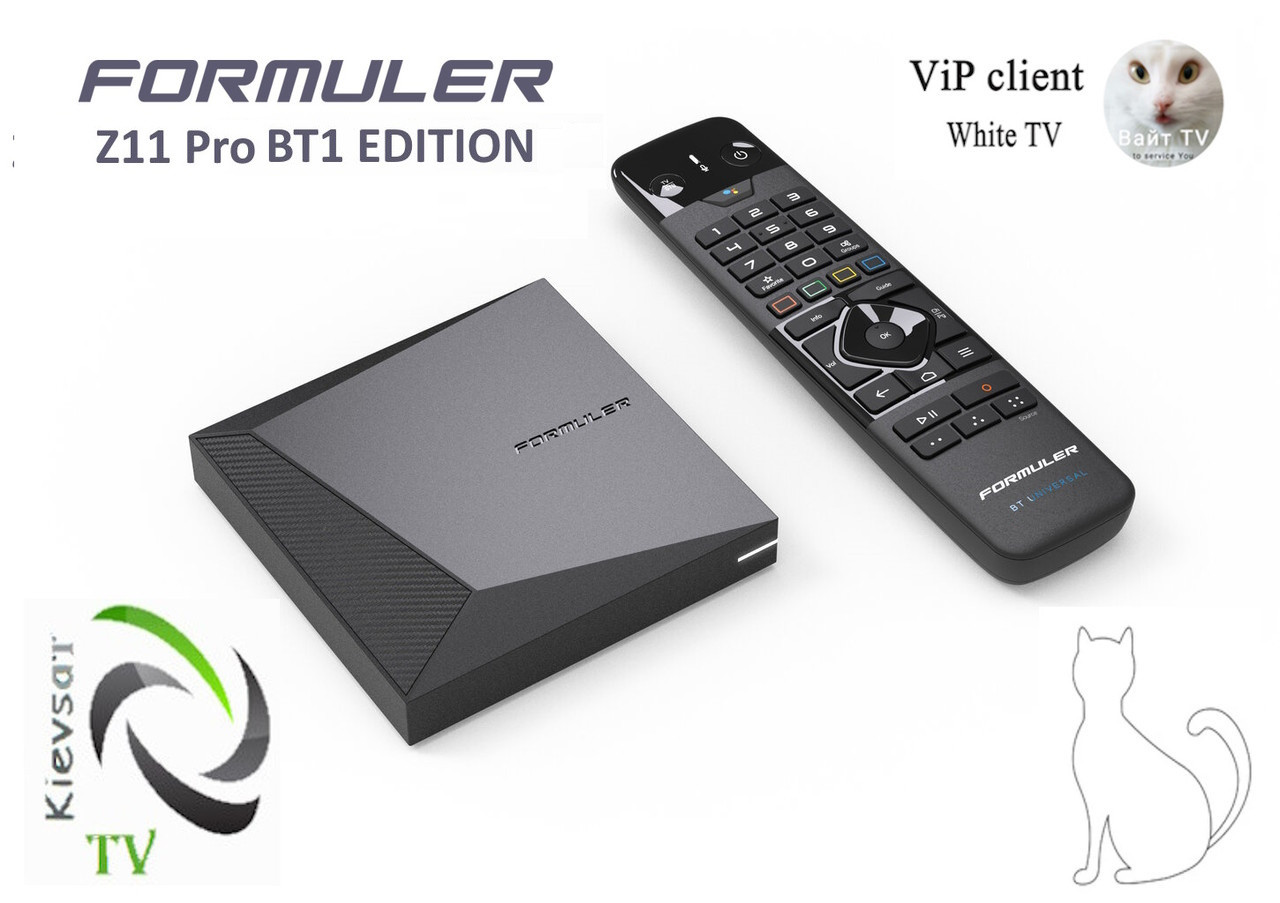 Formuler Z11 Pro BT1 EDITION | Android 11 OTT 4K медіаплеєр WiFi6,1Gbit LAN, 2/16Gb DDR4 + ViP client