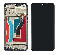 Дисплей Samsung A10s A107 чорний Екран з сенсором (модуль) з рамкою