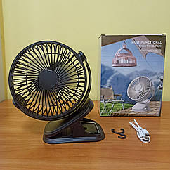 Портативний вентилятор Mini 33 на прищіпці з акумулятором. Вентилятор портативний із прищіпкою