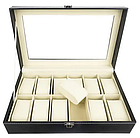 Скринька для зберігання годинників 12 Відділення, Органайзер для Часів Soulima 12534 Польща, фото 3