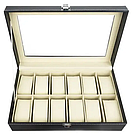 Скринька для зберігання годинників 12 Відділення, Органайзер для Часів Soulima 12534 Польща, фото 5