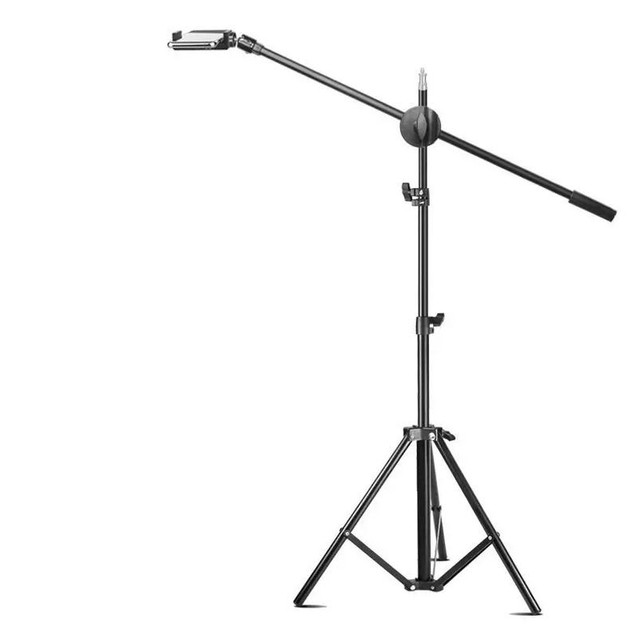 Штатив для телефона з кріпленням під лампу 55-170 см Журавль H13, фото 1