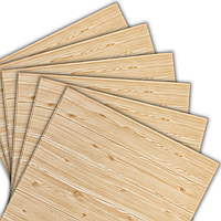 Самоклеюча 3D панель під дерево світлий беж 700x700x4мм (76) BV-00001376