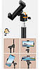 Штатив для телефона з кріпленням під лампу 55-170 см Журавль H13, фото 7