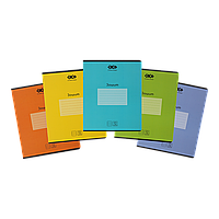 Зошит учнівський шкільний, MONOCHROME, 12аркушів, лінія, асорті, KIDS LINE