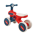 Велобіг дитячий 4-х колісний Corso JOY TL-91-147 пластикова рама, світло, озвучено українською Червоний, фото 4