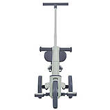 Велосипед біговел триколісний з батьківською ручкою El Camino ME 1202 FOLDI Slate Green від 1 до 3 років, фото 3