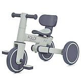 Велосипед біговел триколісний з батьківською ручкою El Camino ME 1202 FOLDI Slate Green від 1 до 3 років, фото 8