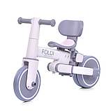 Велосипед біговел триколісний з батьківською ручкою El Camino ME 1202 FOLDI lavender від 1 до 3 років, фото 7