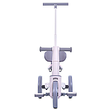 Велосипед біговел триколісний з батьківською ручкою El Camino ME 1202 FOLDI lavender від 1 до 3 років, фото 3