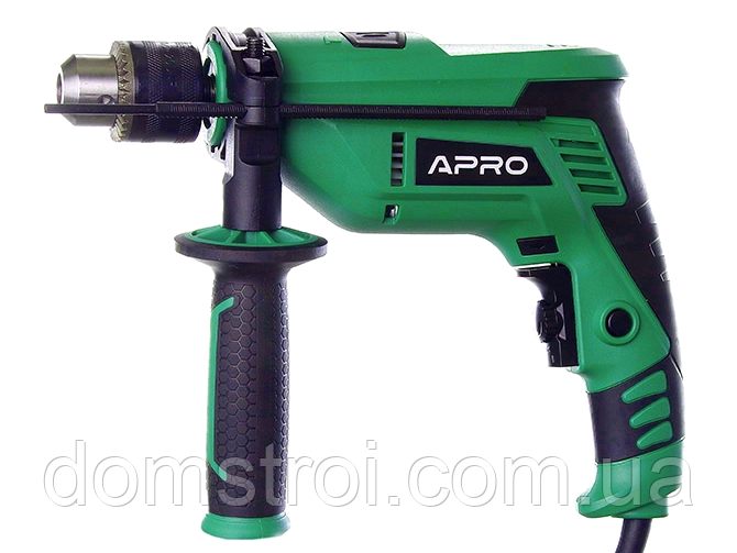 Дриль ударний мережевий з кейсом 600 Вт APRO 13/600K (899061)