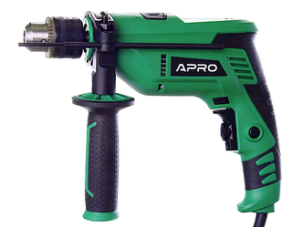 Дриль ударний мережевий з кейсом 600 Вт APRO 13/600K (899061), фото 1