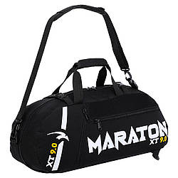 Рюкзак-сумка спортивна 2 в 1 MARATON BO-5112 55x30x25см черная сумка-рюкзак для зала