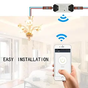 Wi-Fi вимикач бездротове розумне реле Smart Home 4982 10 A 2200 В SV227