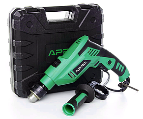 Дриль ударний мережевий з кейсом 600 Вт APRO 13/600K (899061), фото 3