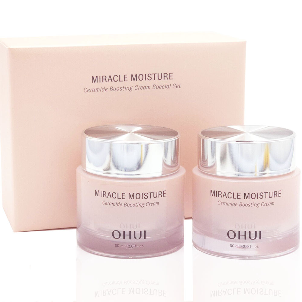 Ефективно зволожуючий крем з керамідами в наборі O HUI Miracle Moisture Ceramide Boosting Cream 60 ml + 60 ml, фото 1